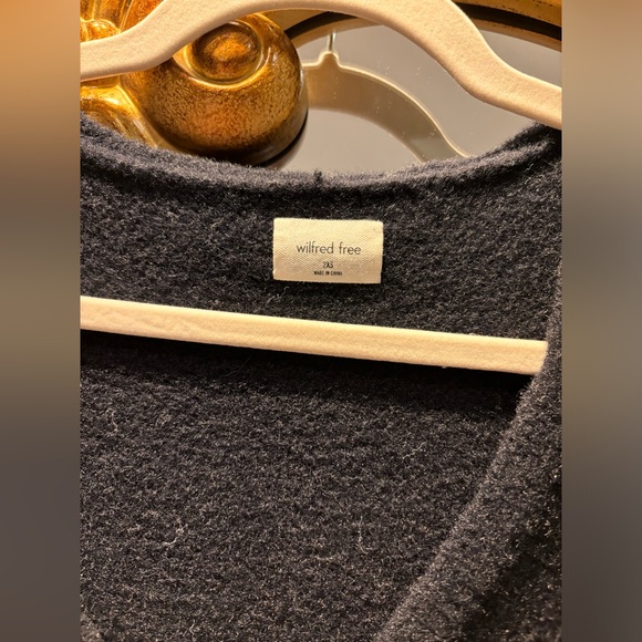 Wilfred Black V Neck Sweater Dress - Picture 6 of 6